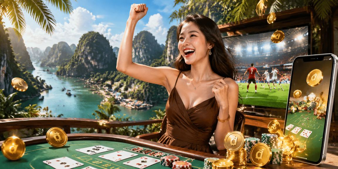 Người chơi tại Ninh Bình thưởng thức baccarat trực tuyến trong quán cà phê buổi sáng
