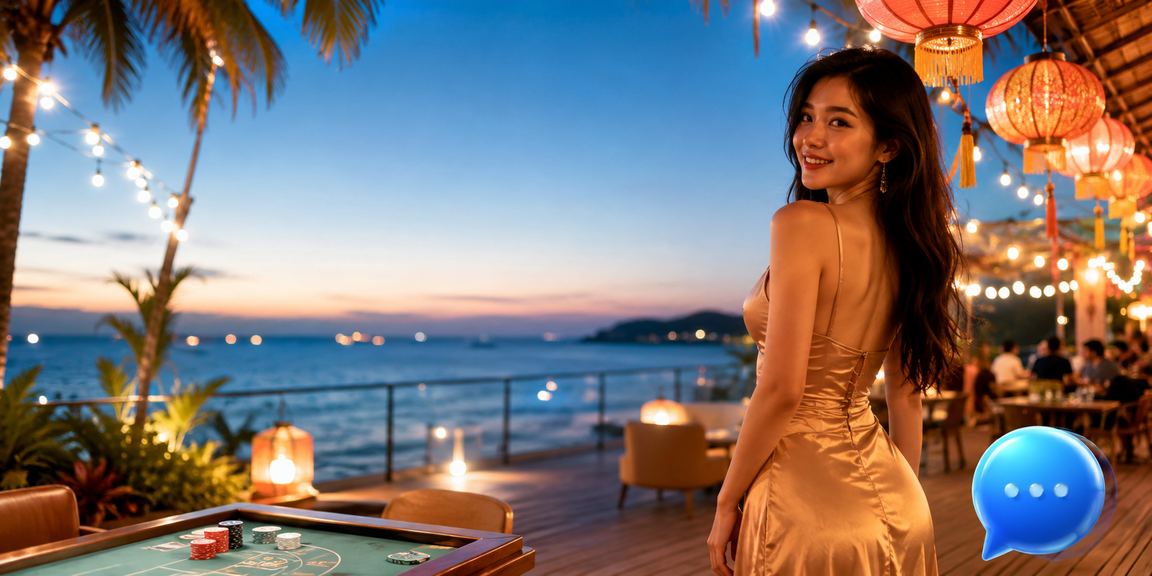 Người chơi tại Phú Quốc trải nghiệm game bài tại chợ đêm qua điện thoại