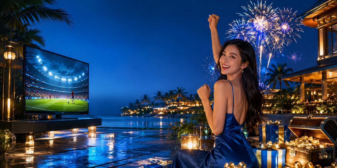 Người dùng xem kết quả xổ số tại lễ hội ven biển Phú Quốc trên điện thoại